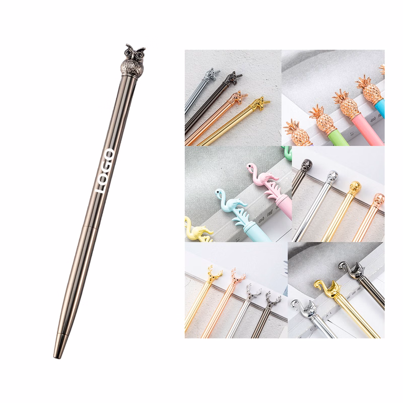 Animal Top Metal Ballpoint Pen
