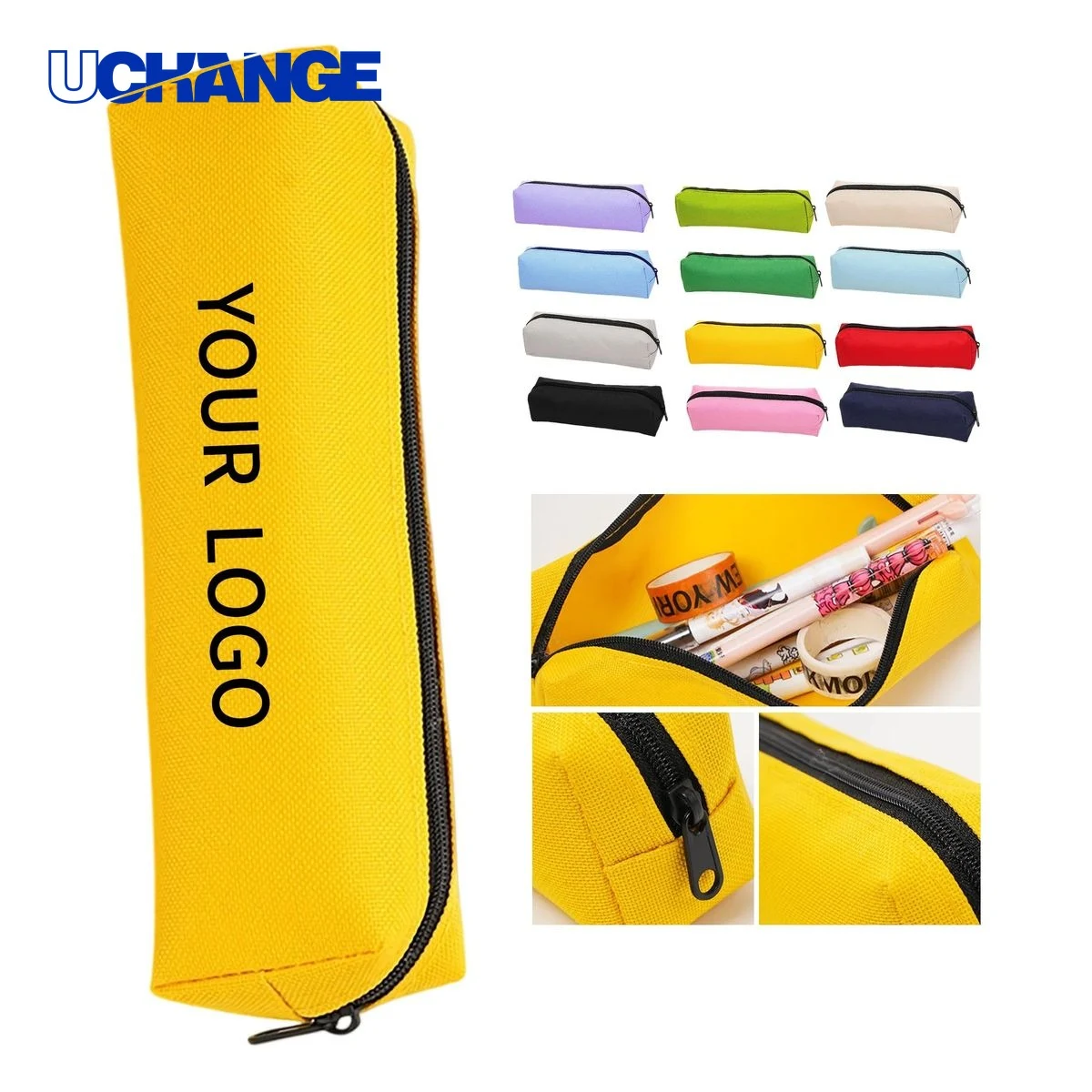 Waterproof Oxford Pencil Case Organizer with Zipper 1