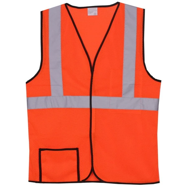 Polyester Orange Mesh Safety Vest SV144 1