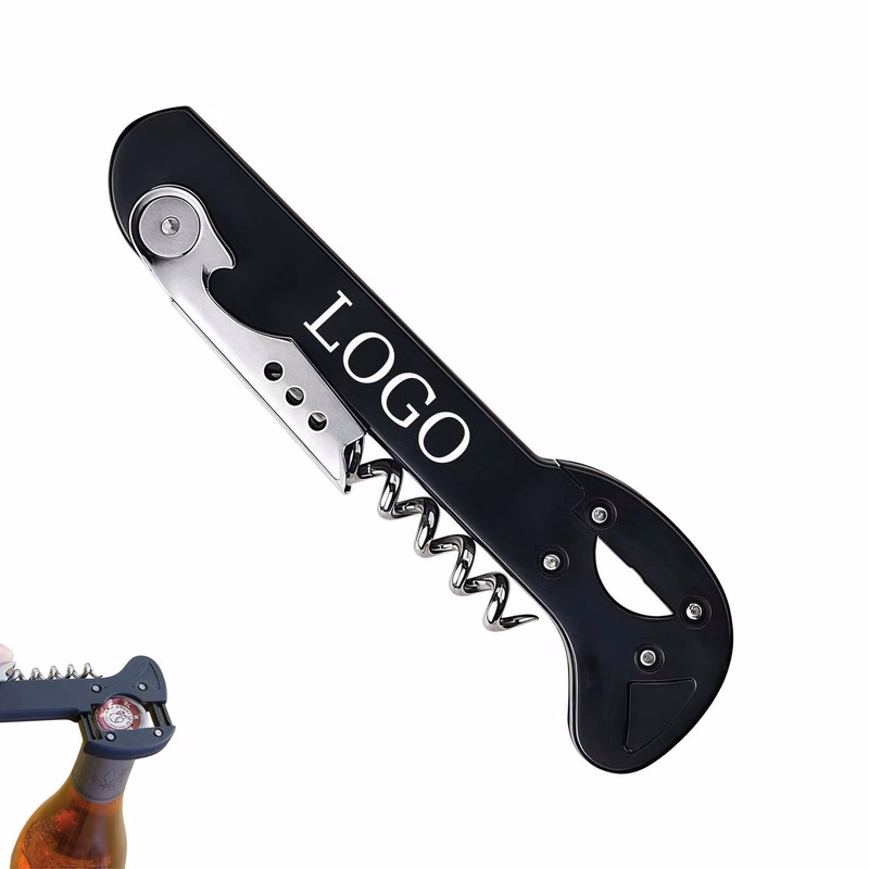 Multipurpose Beer and Wine Bottle Opener with Foil Cutter