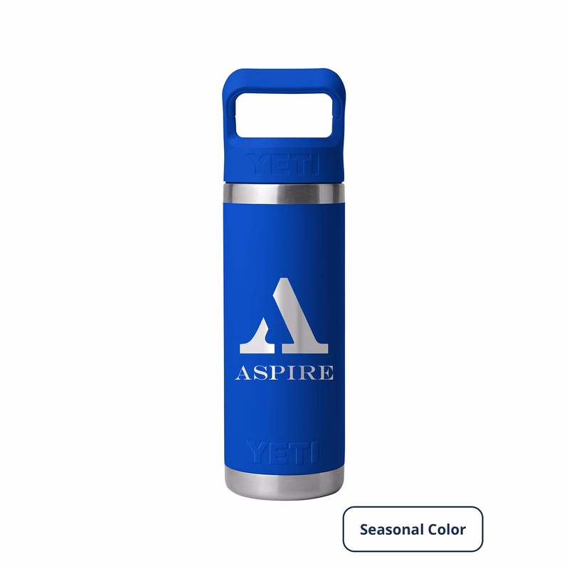 Rambler® 18 oz Water Bottle with Color-Matched Straw Cap