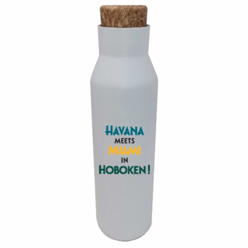 20 oz Traverse Matte White Vacuum Insulated Stainless Steel Double Wall Sports Water Bottle with Fau