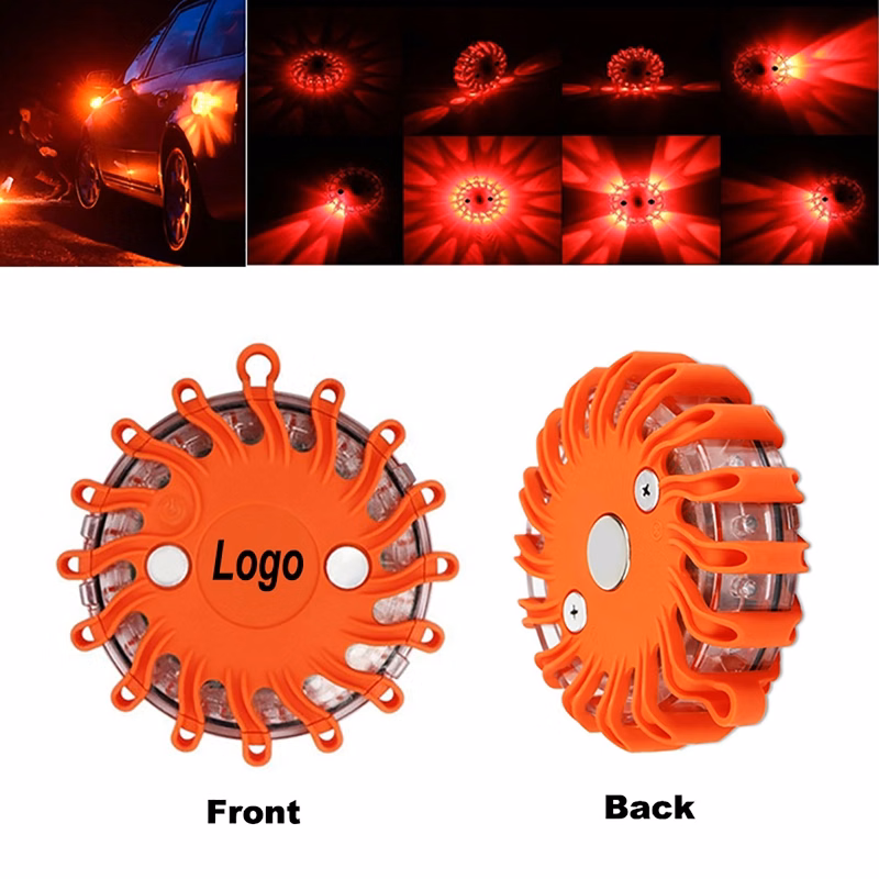 Safety Flare Roadside Emergency Disc LED Lights with Magnet
