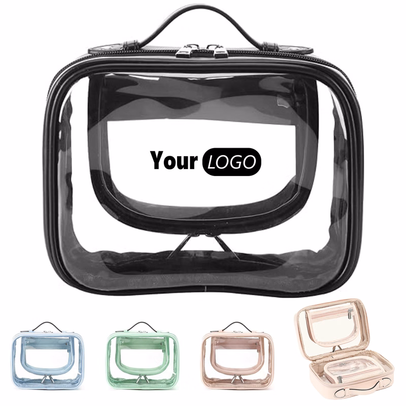 Pvc Versatile And Transparent Makeup And Toiletry Organizer
