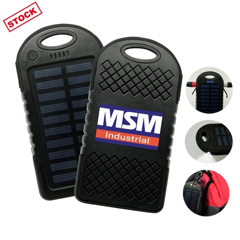 STOCK!!! Quick Shipping Waterproof Solar Phone Chargers 1
