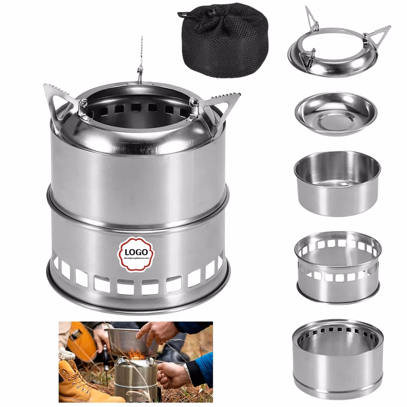 Stainless Steel Outdoor Stove With Carry Bag