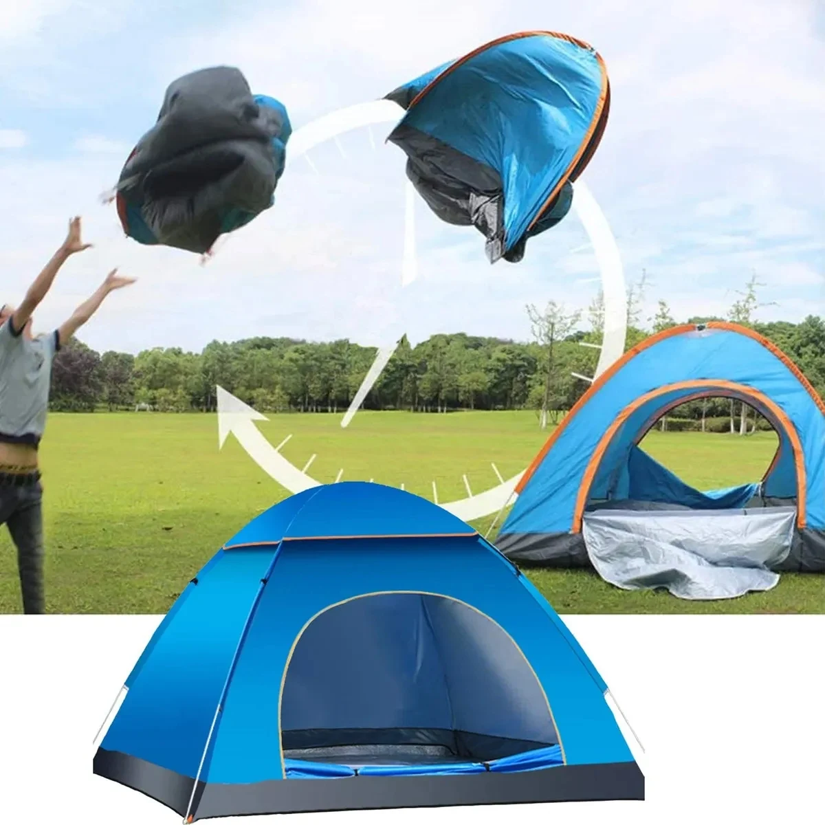 Instant Pop Up Lightweight Camping Tent 1
