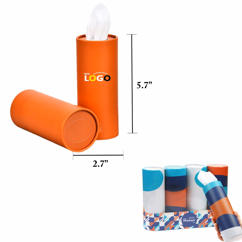 Round Car Tissue Paper Dispenser Holder