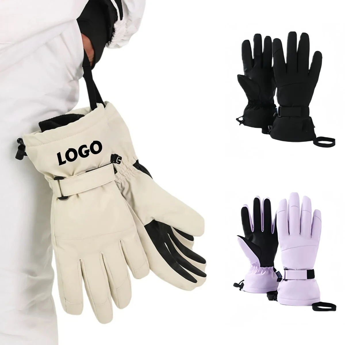 Winter Ski Gloves Thermal Waterproof 1