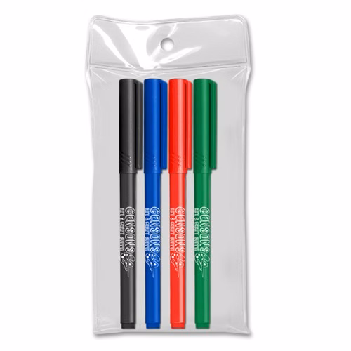 Note Writer Felt Tip Pen - USA Union Made - 4 Pack