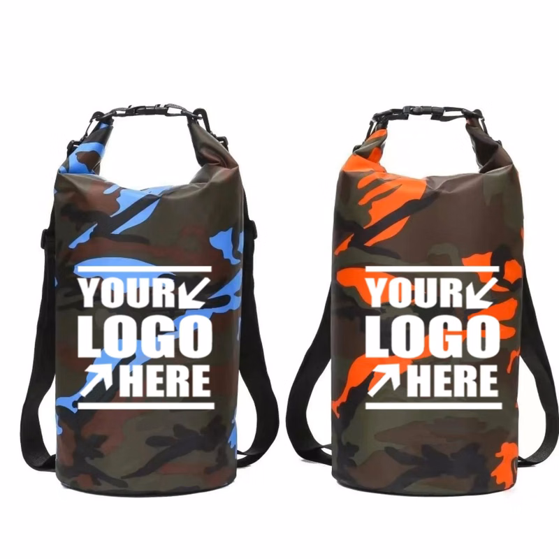 20L PVC Mesh Camouflage Waterproof Bucket Backpack