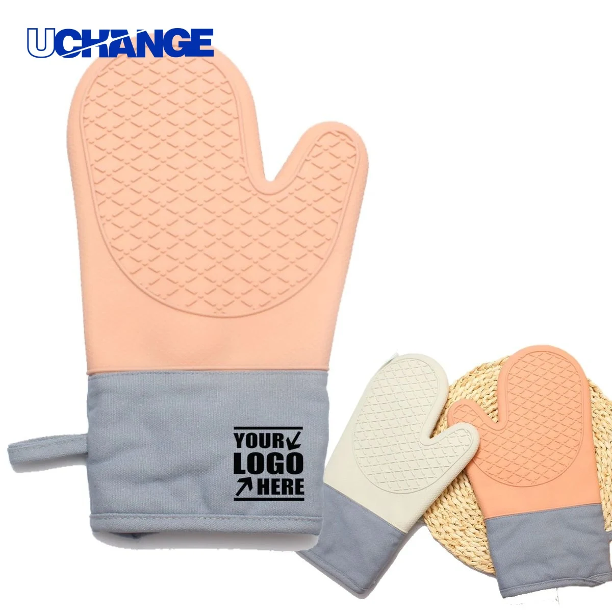Thickened Silicone Heat-Resistant Gloves for Cooking 1