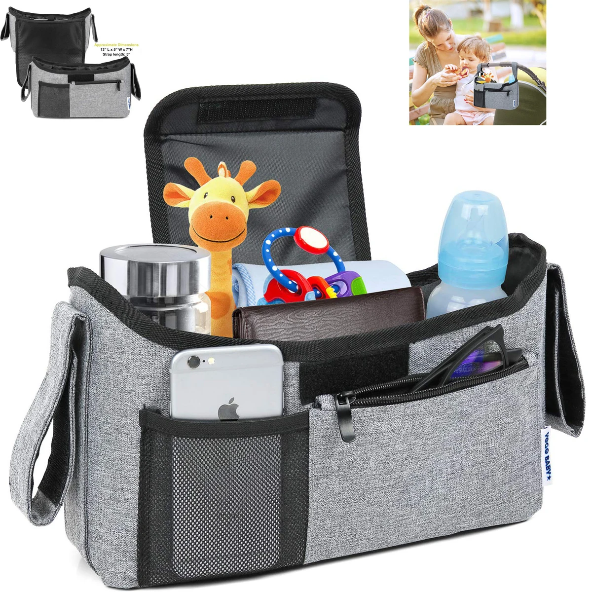 Deluxe Stroller Organizer 1
