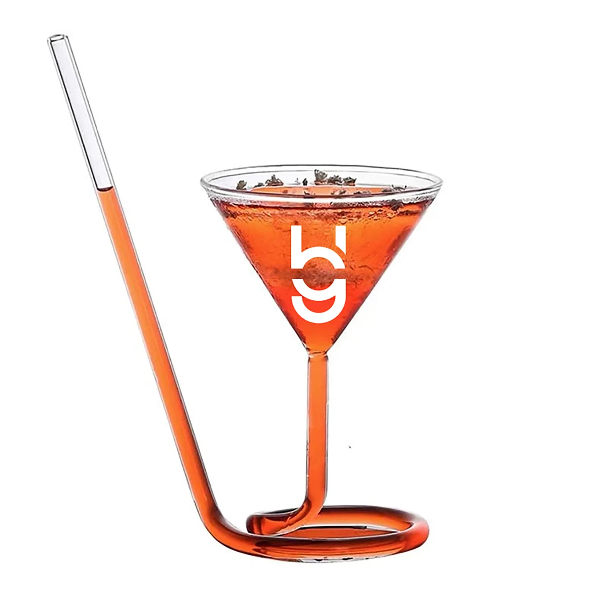 Spiral Cocktail Glass 1