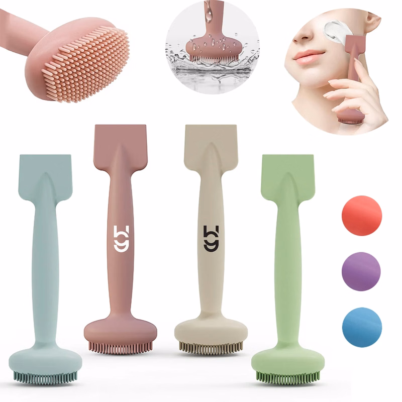 Double-end Silicone Face Mask Applicator Soft Makeup Brush