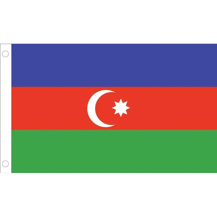 Azerbaijan Flag - 3' x 5' - Nylon 1