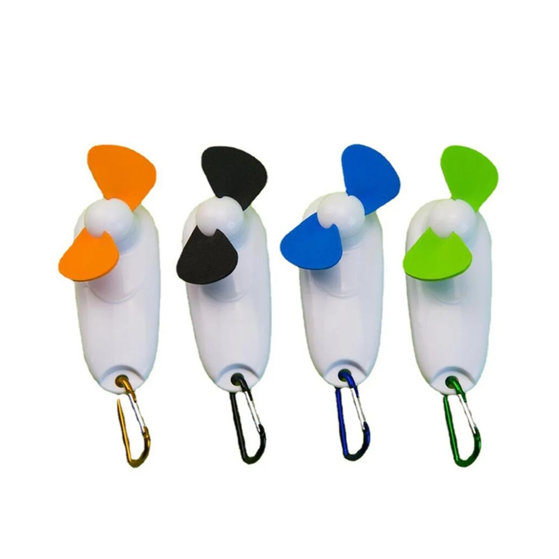 Mini Hand Held Fan W/ Carabiner 1