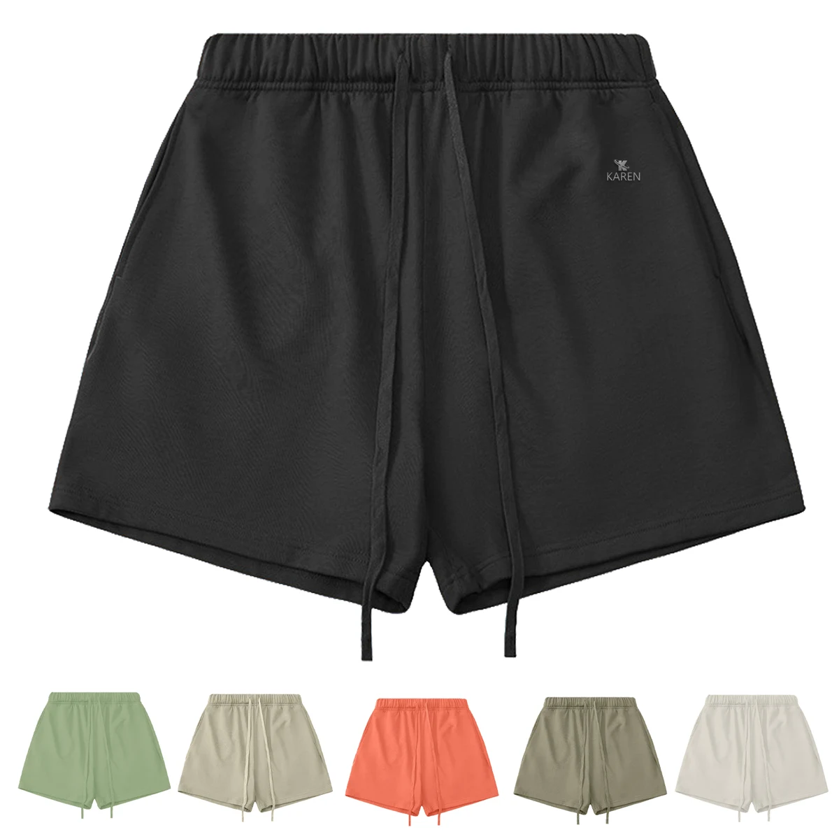 Men Outdoor Casual Anti-Wrinkle Elastic Cotton Shorts 1