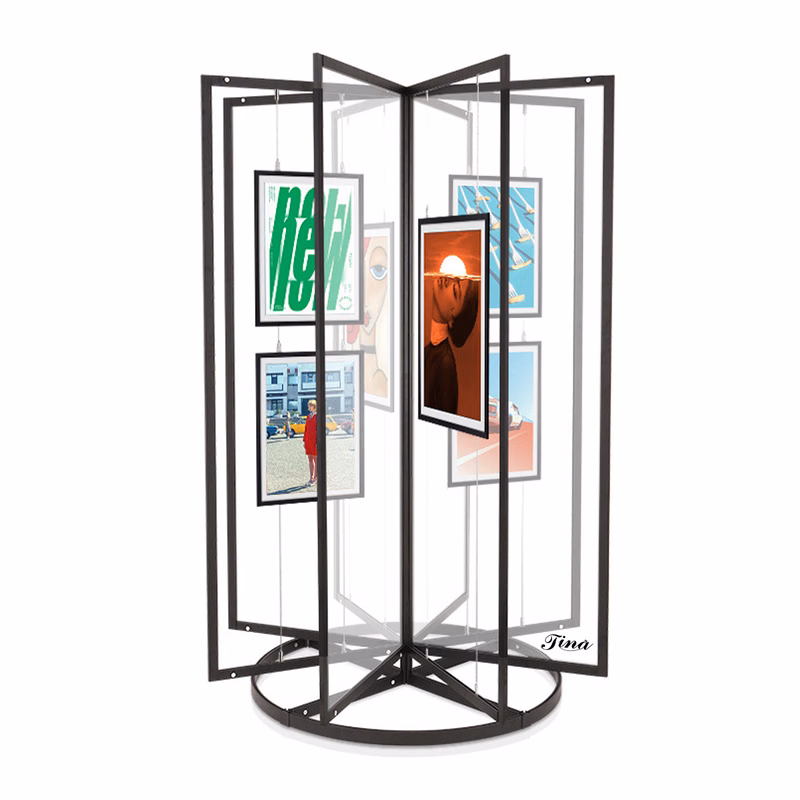 Metal Rolling Swivel Rotating Peg Board