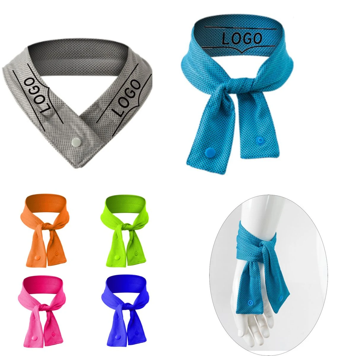 Outdoor Sports Cooling Ice Neck Scarf 1