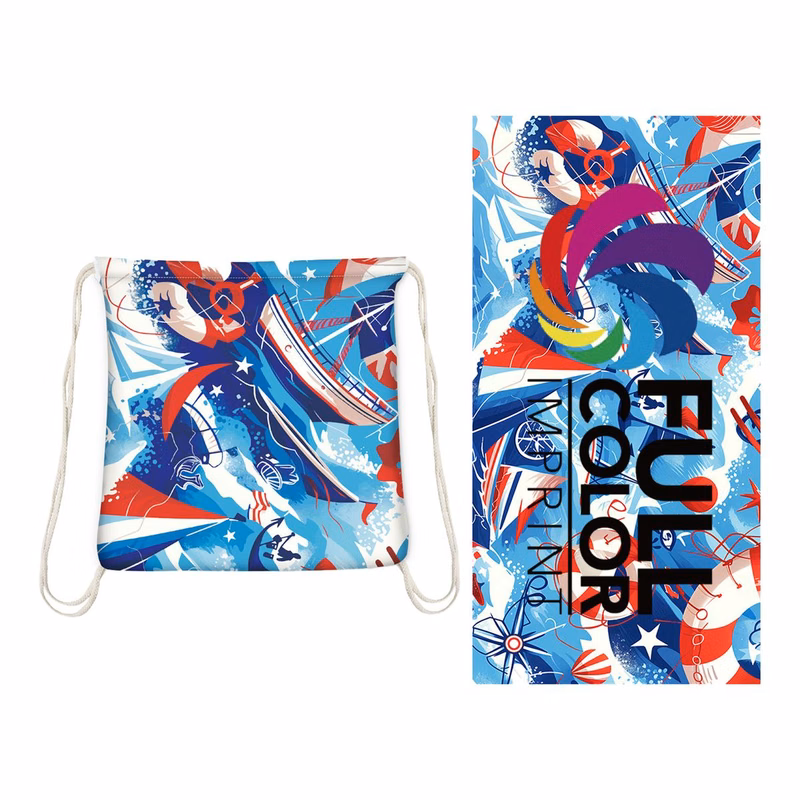 Eco-Friendly Microfiber Sand Towel With Integrated Carrier