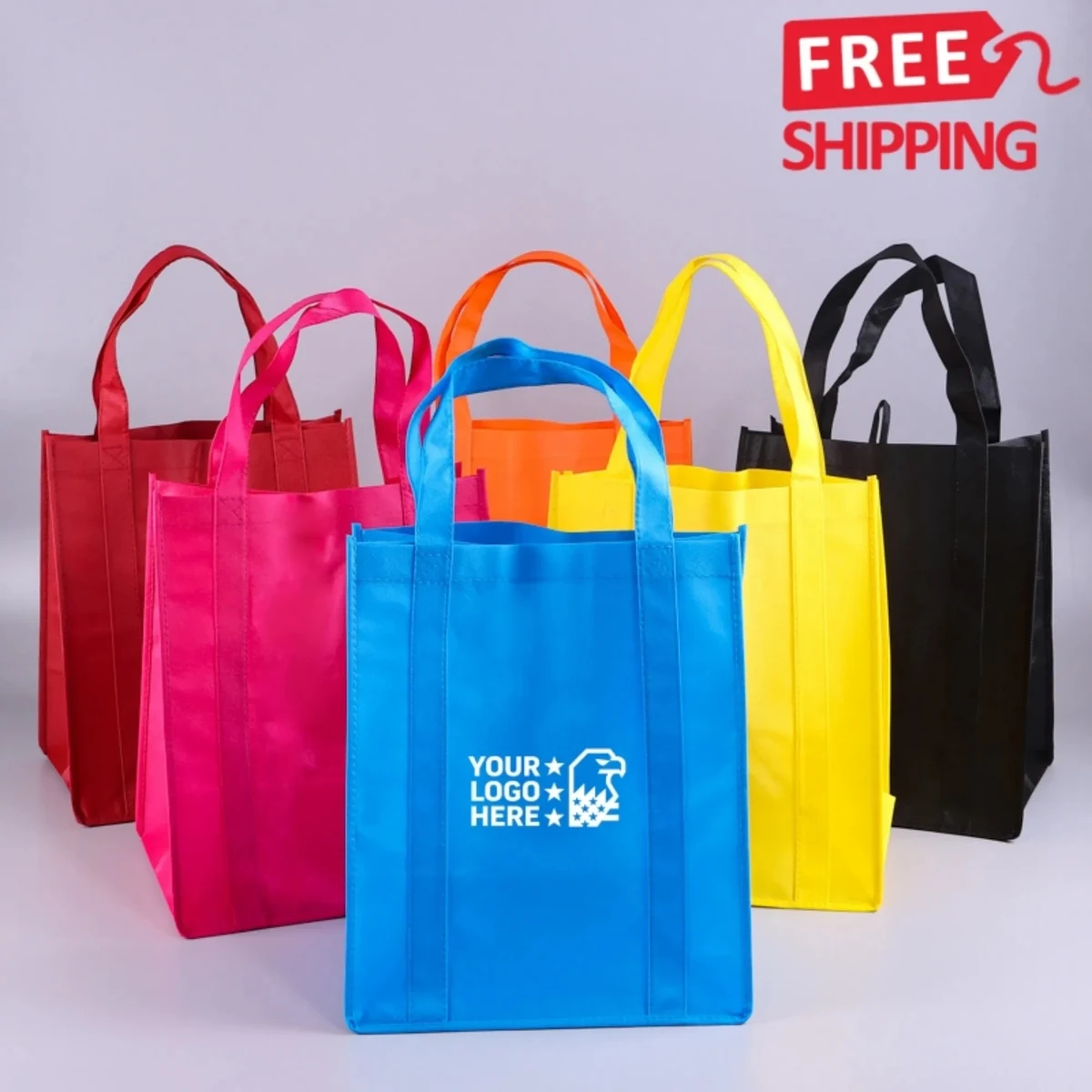 Reusable Nonwoven Grocery Tote Bag 1