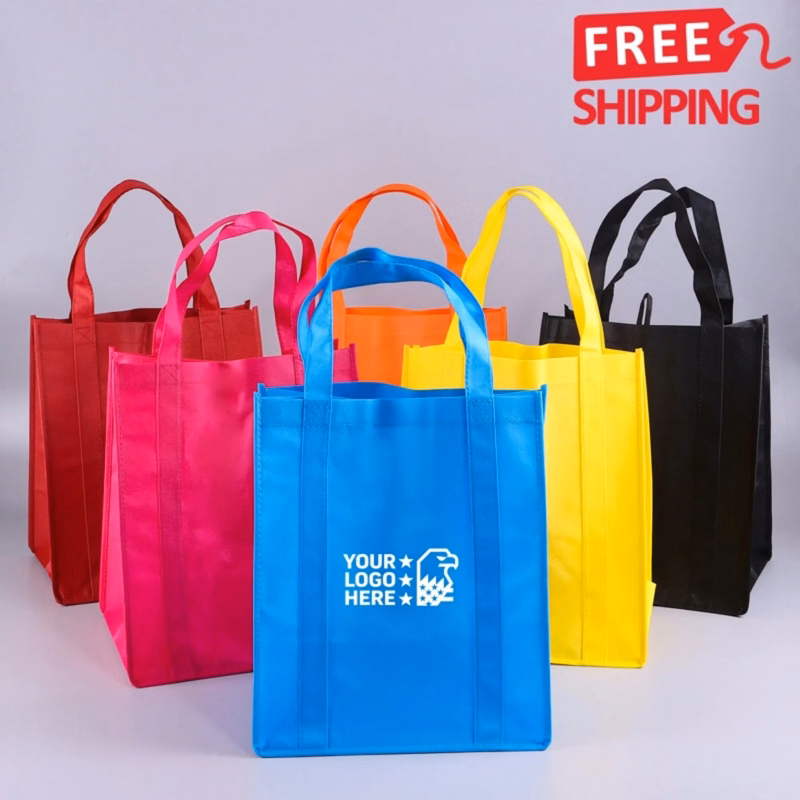 Reusable Nonwoven Grocery Tote Bag