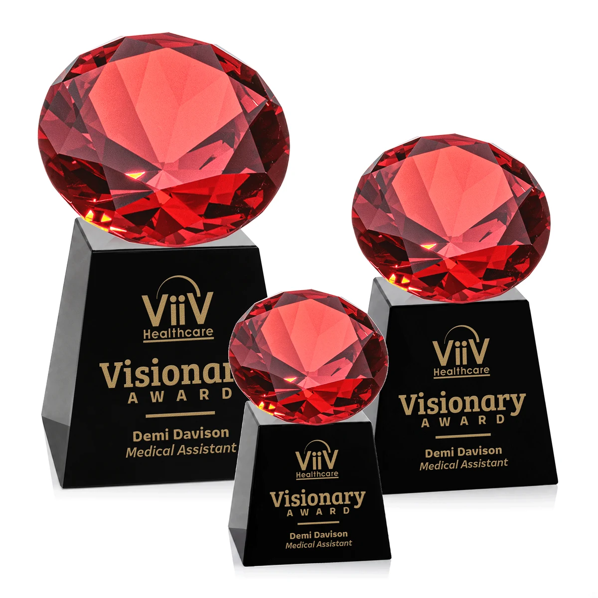 Fortino Award - Black/Ruby 1