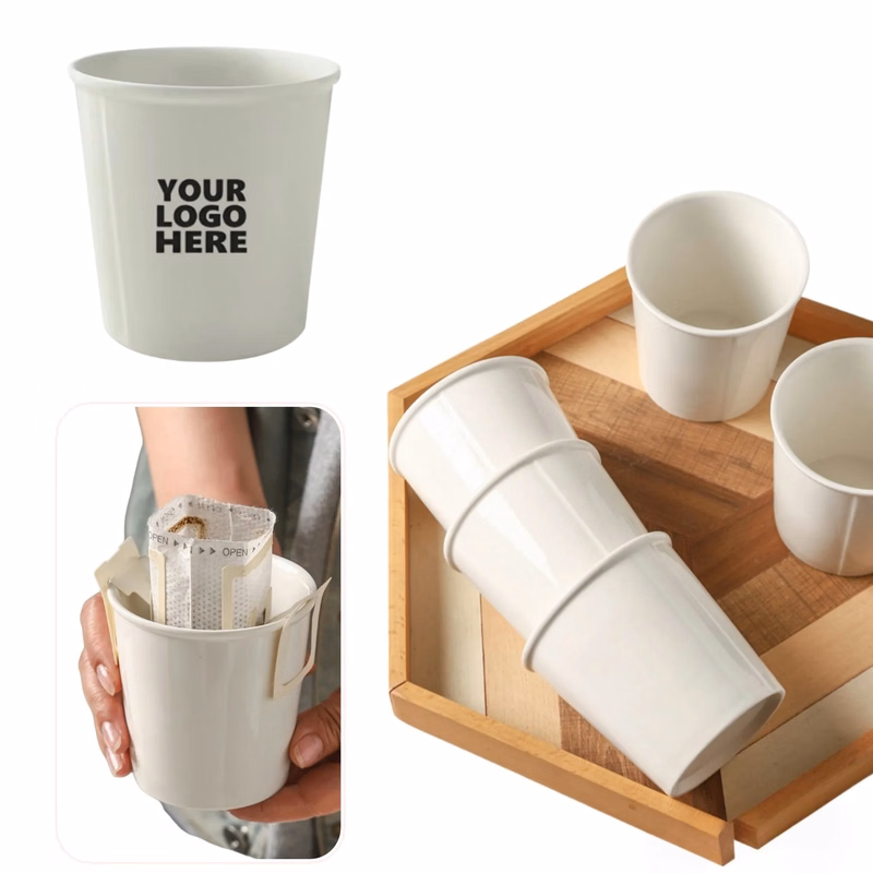Pure White Minimalist Ceramic Coffee Mug