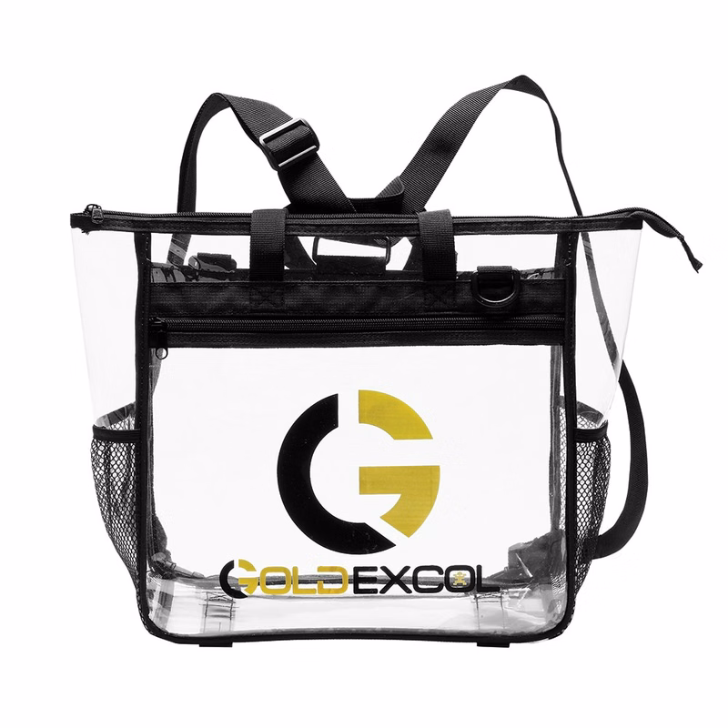 3 Way Multi-Function Clear Backpack / Tote & Messenger Bag