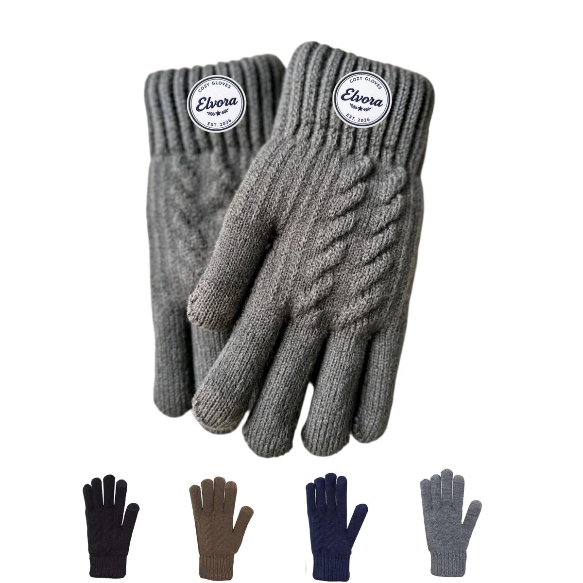 Touchscreen Thermal Knit Winter Gloves 1