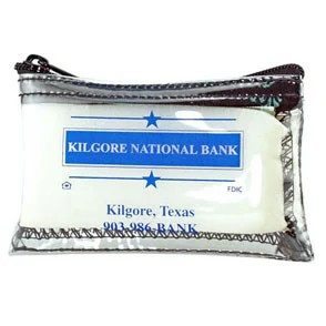 Clear Vinyl Standard Coin Bag 1