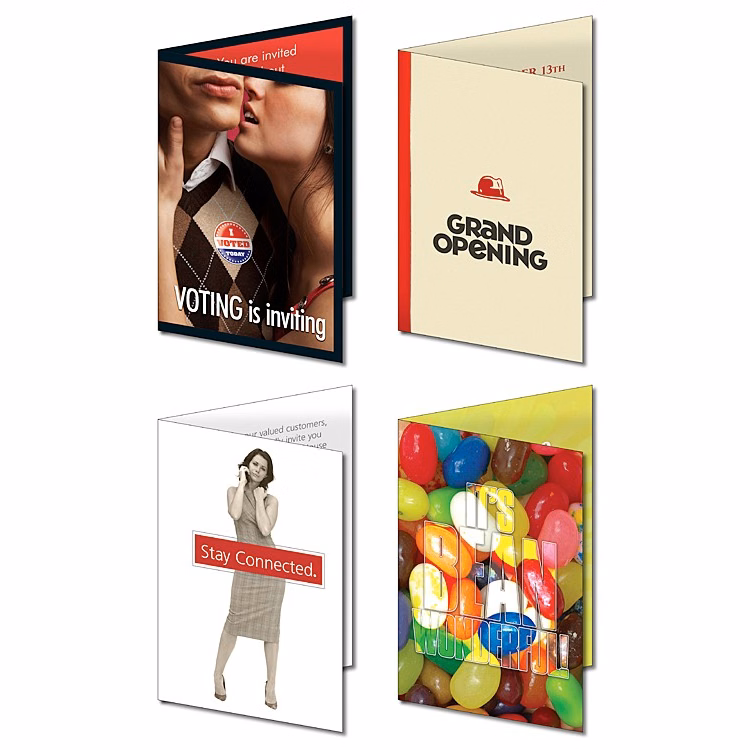 Greeting Card - 5x7 Folded with Envelopes – UV-Coated (1S) – 10 pt.