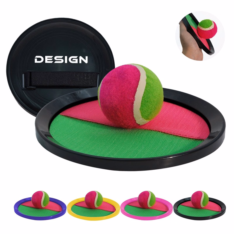 Sticky Paddle Toss And Catch Game Kids Outdoor Toy Set