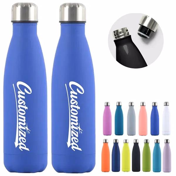 Custom 17 oz Stainless Steel Insulated Water Bottle — Double-Wall Hydration Solution