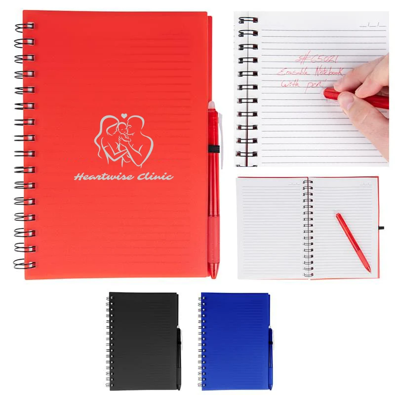 Spiral Notebook With Erasable Pen 1