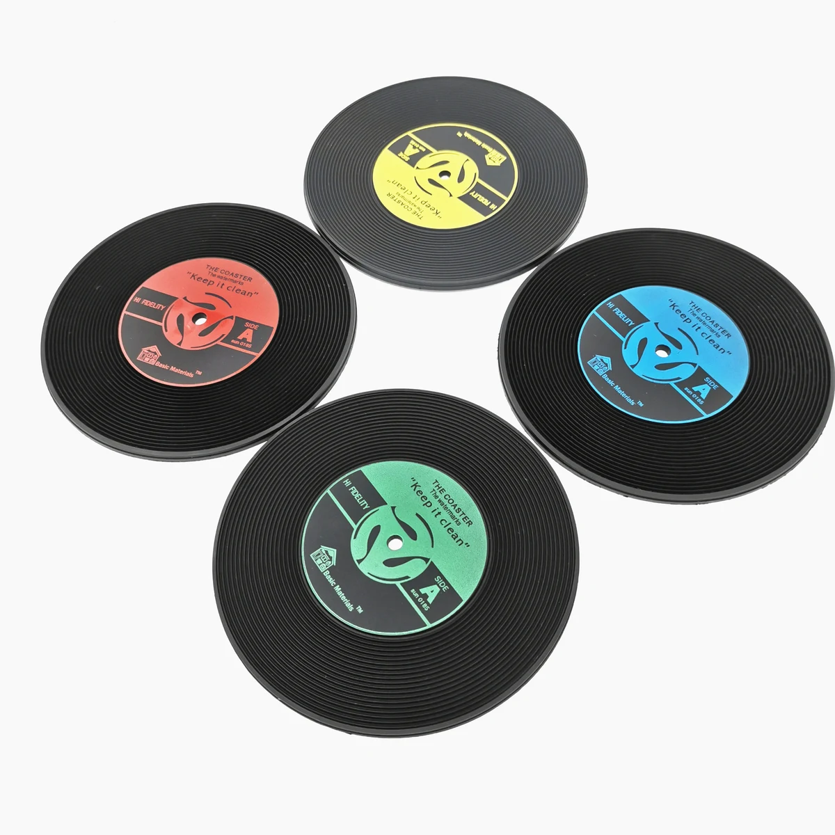 Vinyl custom coasters 1