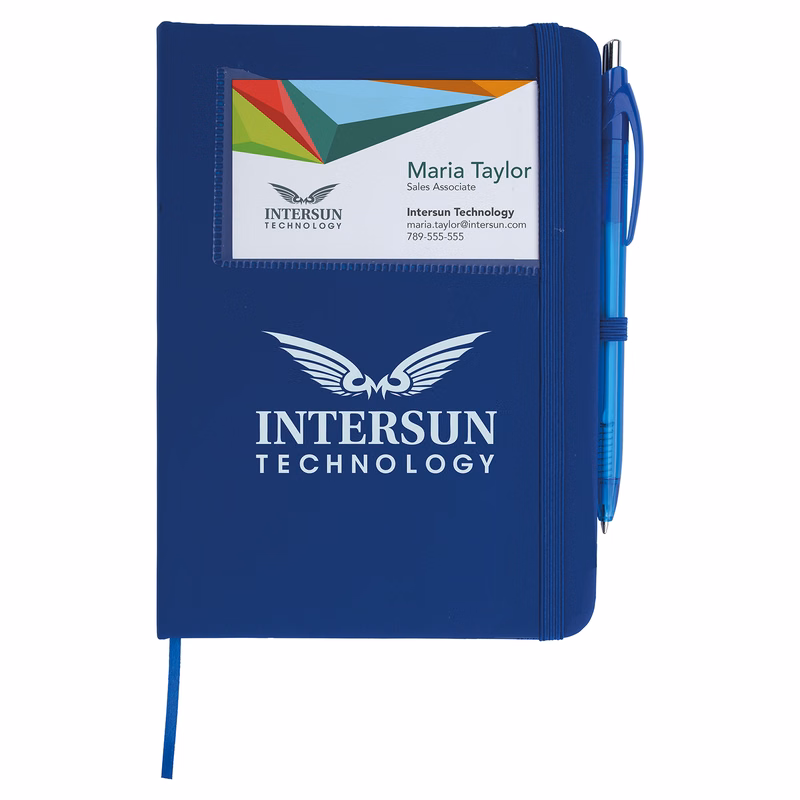 Good Value™ Value Card Pocket Notebook with Element Slim Pen