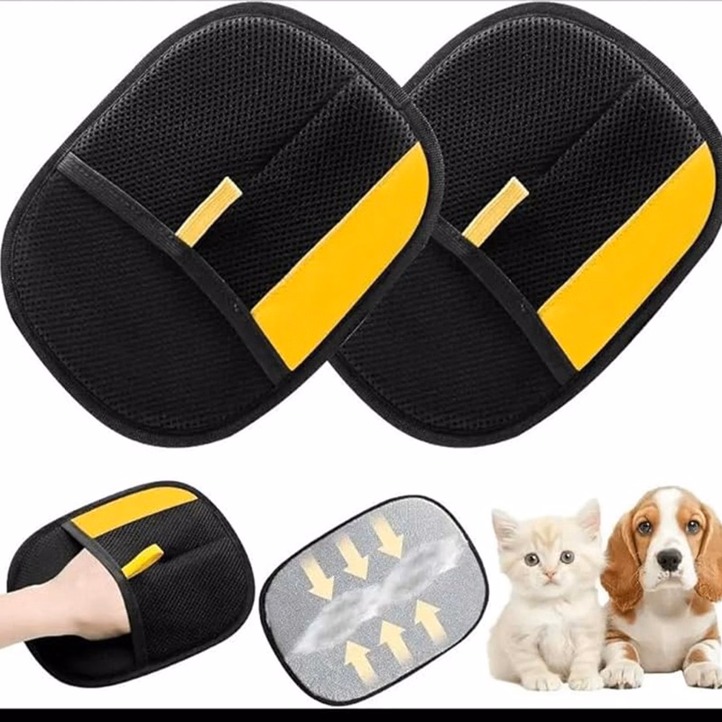 Reusable Pet Hair Gloves for Furniture Sofa Clothing