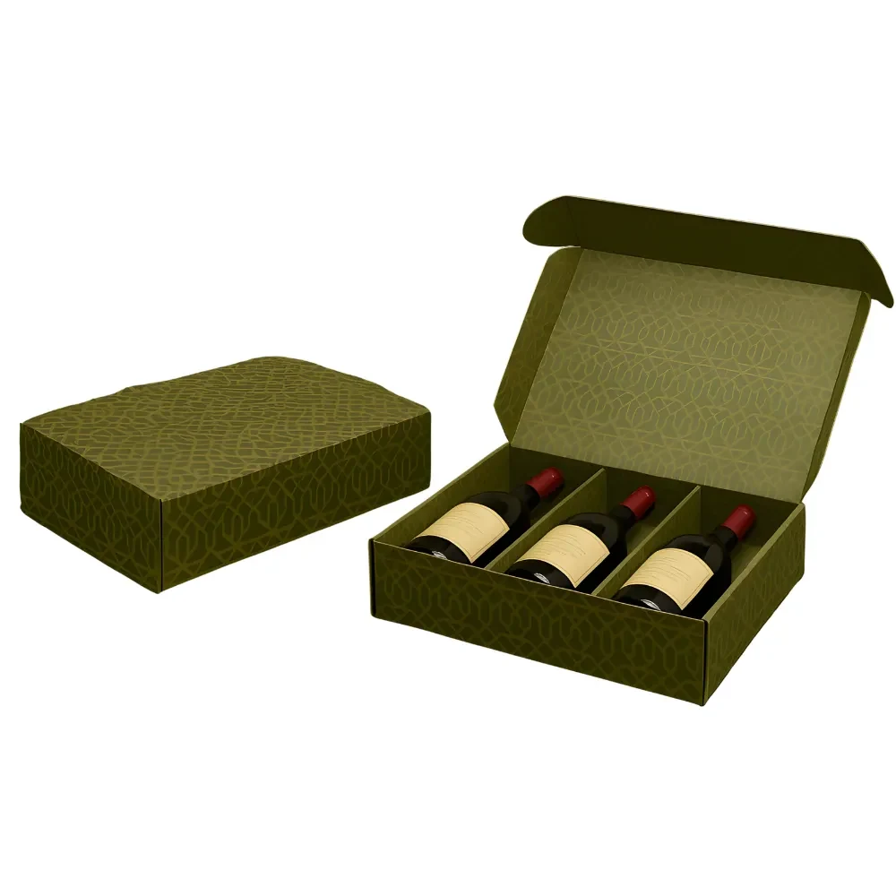 3-Bottle Wine Gift Box 1