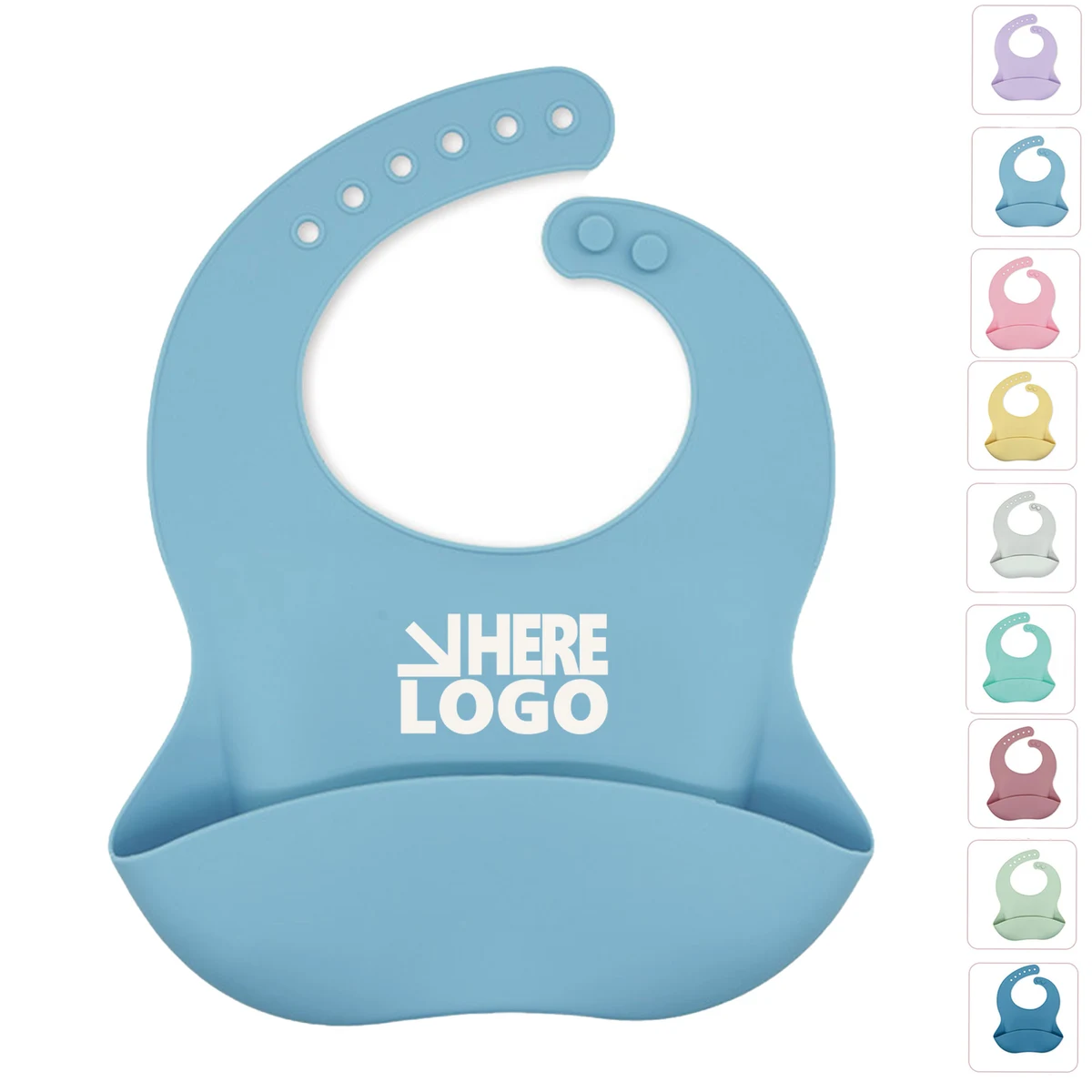 Adjustable Soft Catch All Bib 1