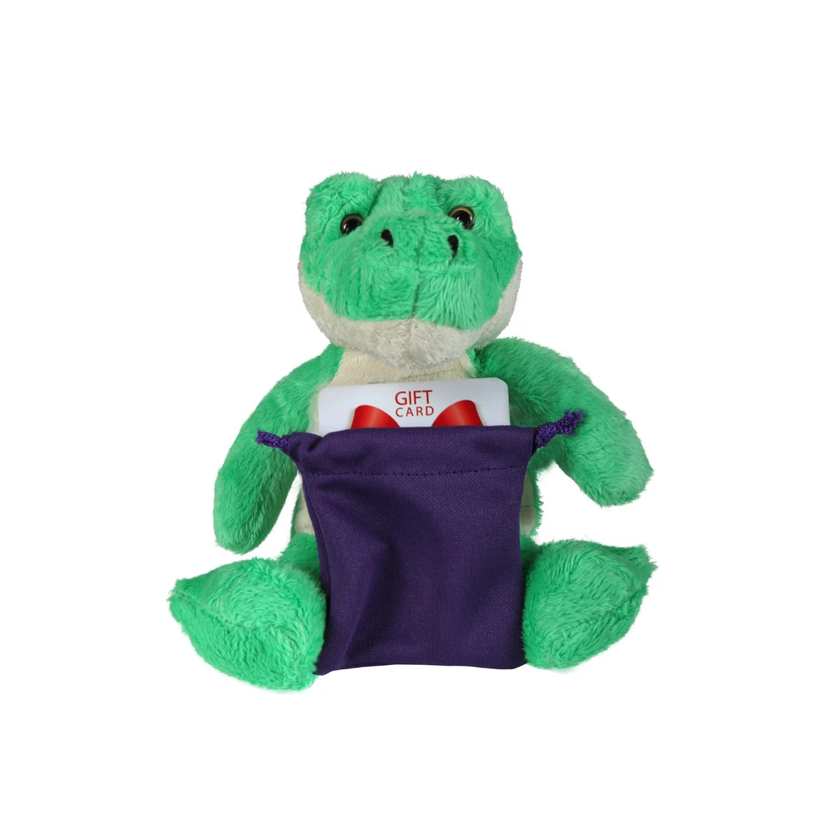 soft plush Alligator with gift card sack 1