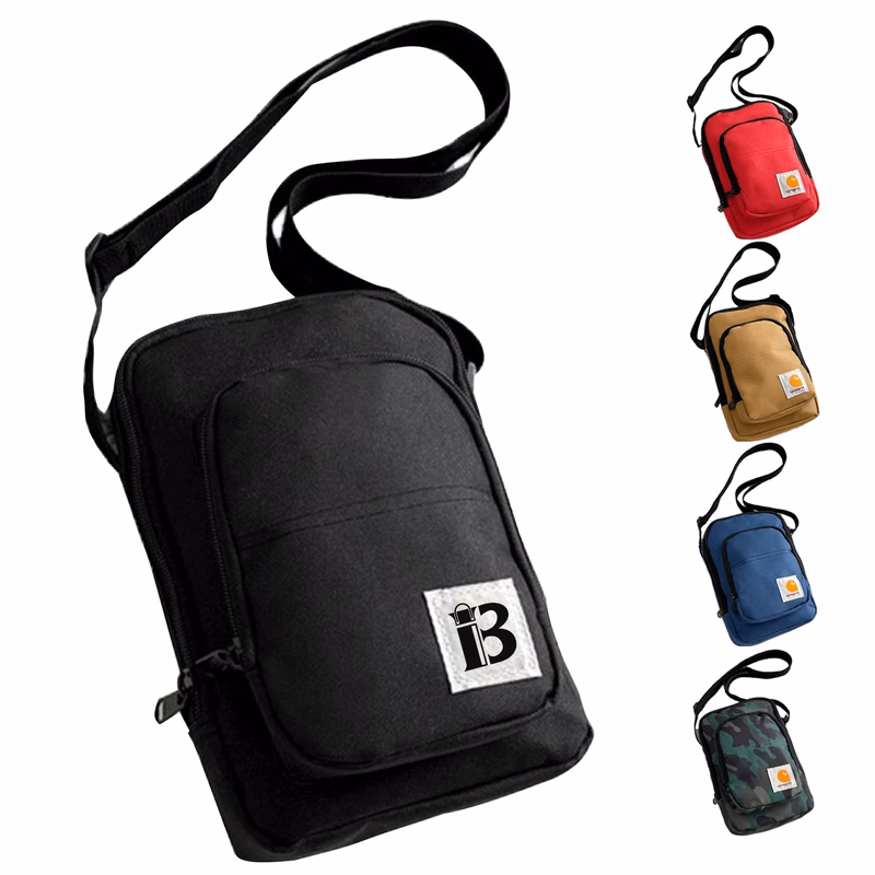 Stylish Durable Polyester Crossbody Bag W/ Key Fob