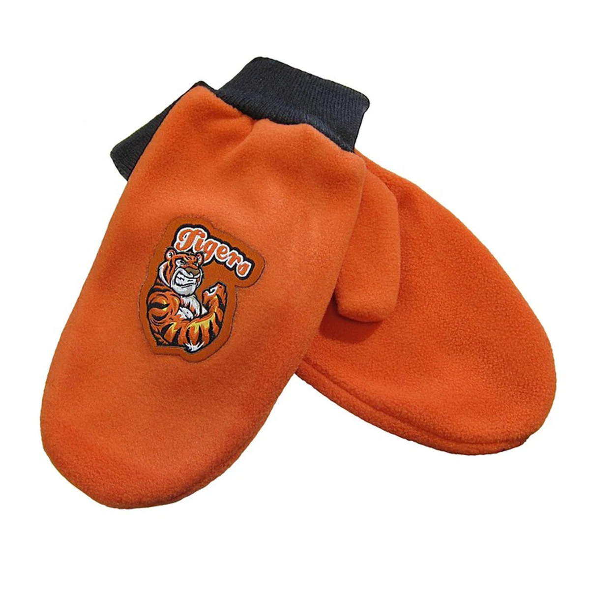 Fleece Mittens w/ Woven Patch 1