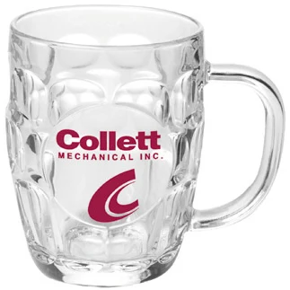20 oz. Britannica Glass Mug 1