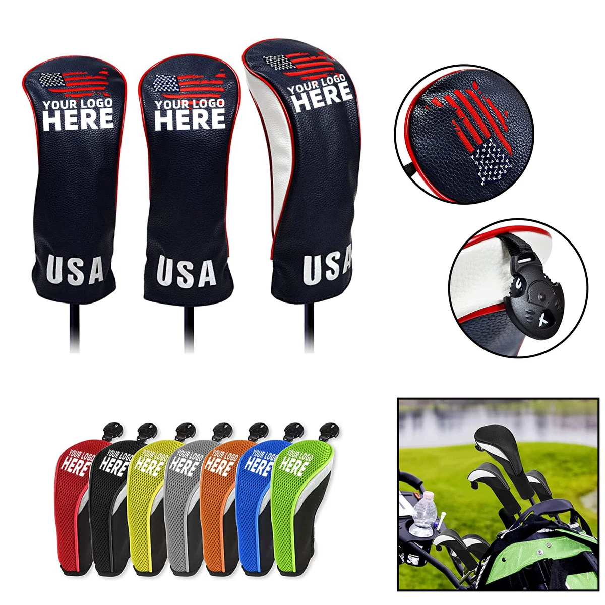 Golf Head Covers Driver Fairway Woods 1