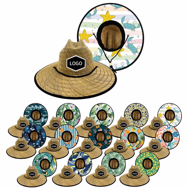 Large Brim Sun Shade Rush Woven Straw Hat