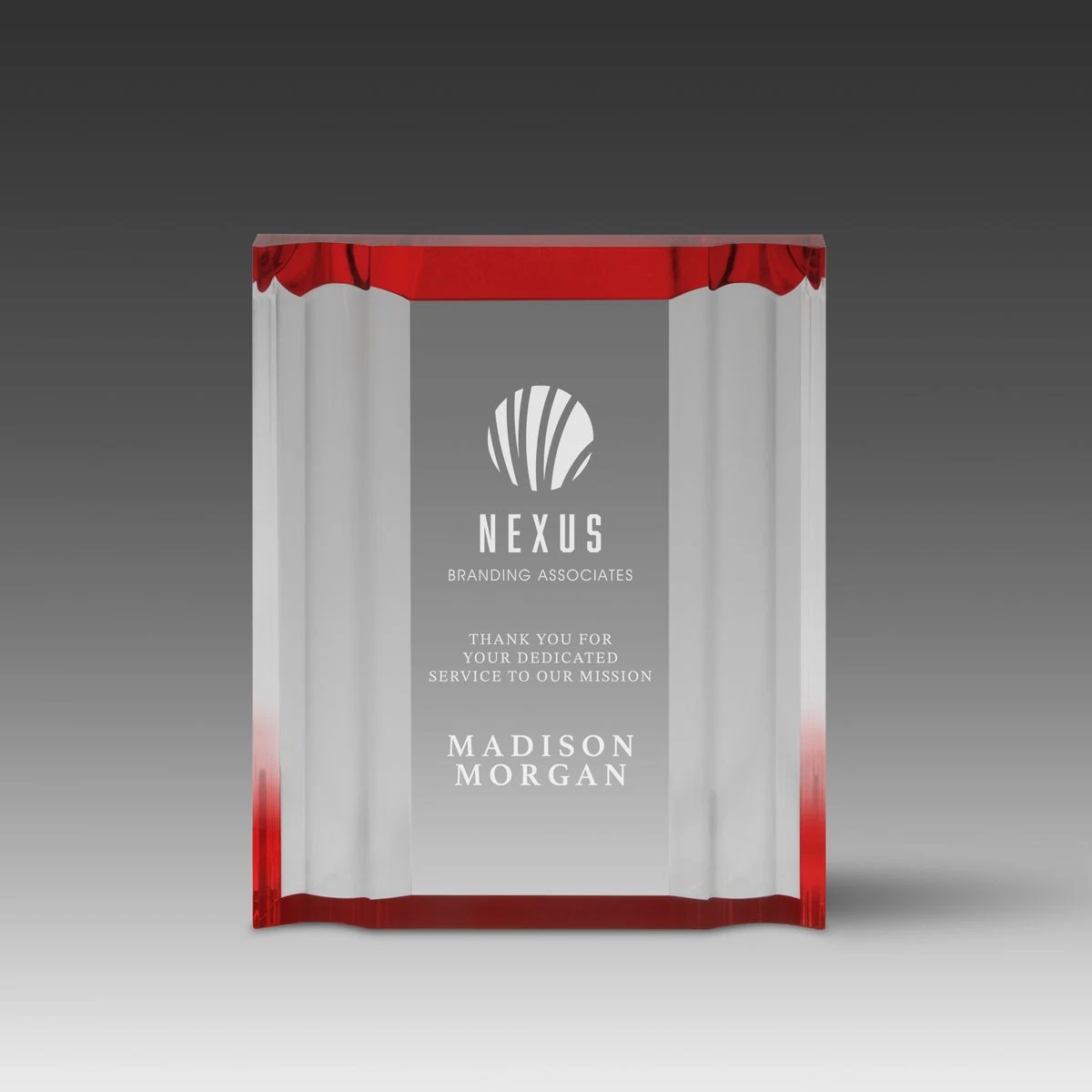 Channel Acrylic Stand Up Mirror Award (4"x5"x1") 1