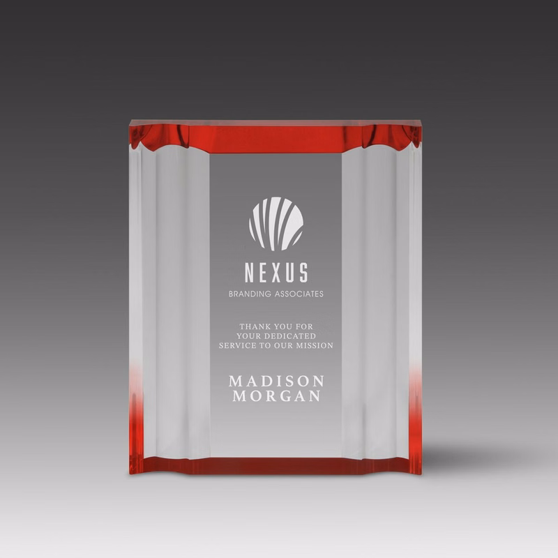 Channel Acrylic Stand Up Mirror Award (4"x5"x1")