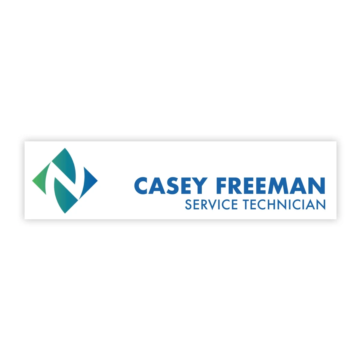 UV Full-Color Nameplate (8"x2") Spectrum Series (60mil) 1